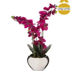 Planta Artif.Orquídea C/Maceta 55Cm