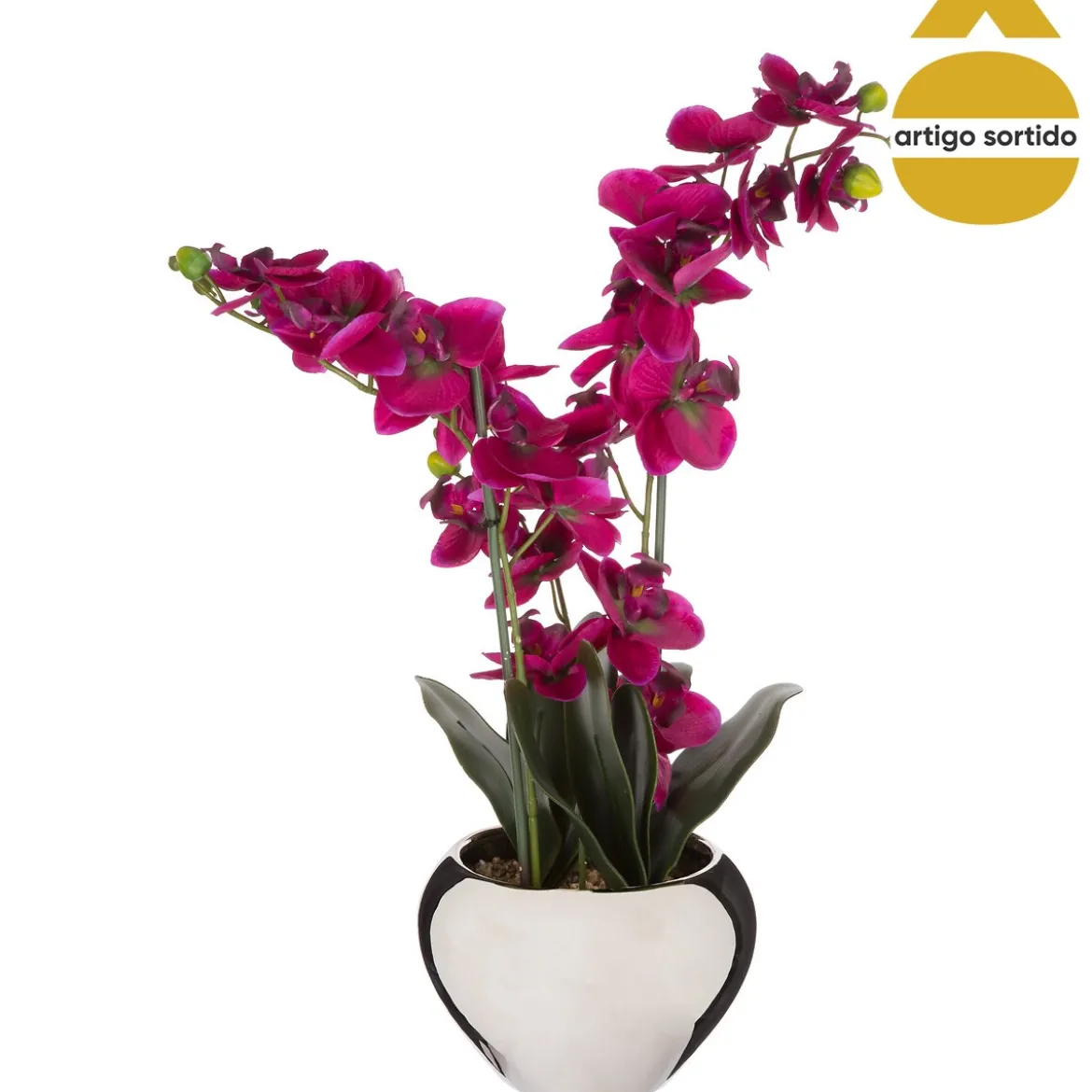 Planta Artif.Orquídea C/Maceta 55Cm