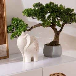 Planta bonsai artificial con maceta 45cm