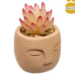 Planta suculenta artificial TERI con maceta 9cm