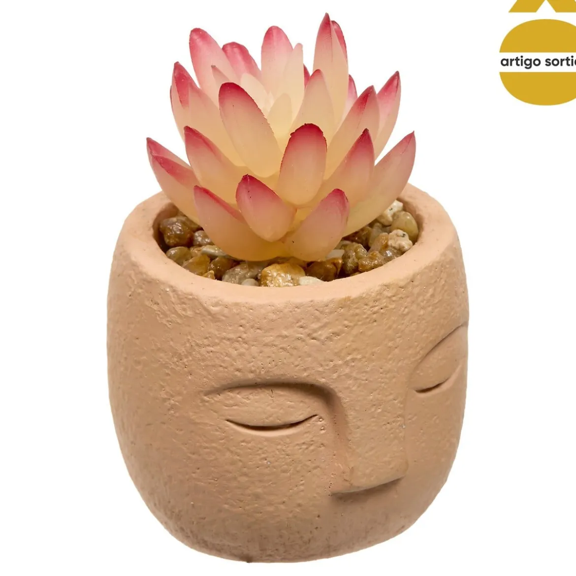 Planta suculenta artificial TERI con maceta 9cm