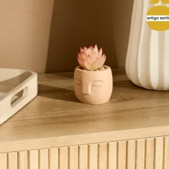 Planta suculenta artificial TERI con maceta 9cm