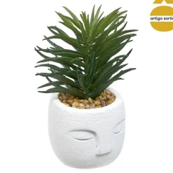 Planta suculenta artificial TERI con maceta 9cm