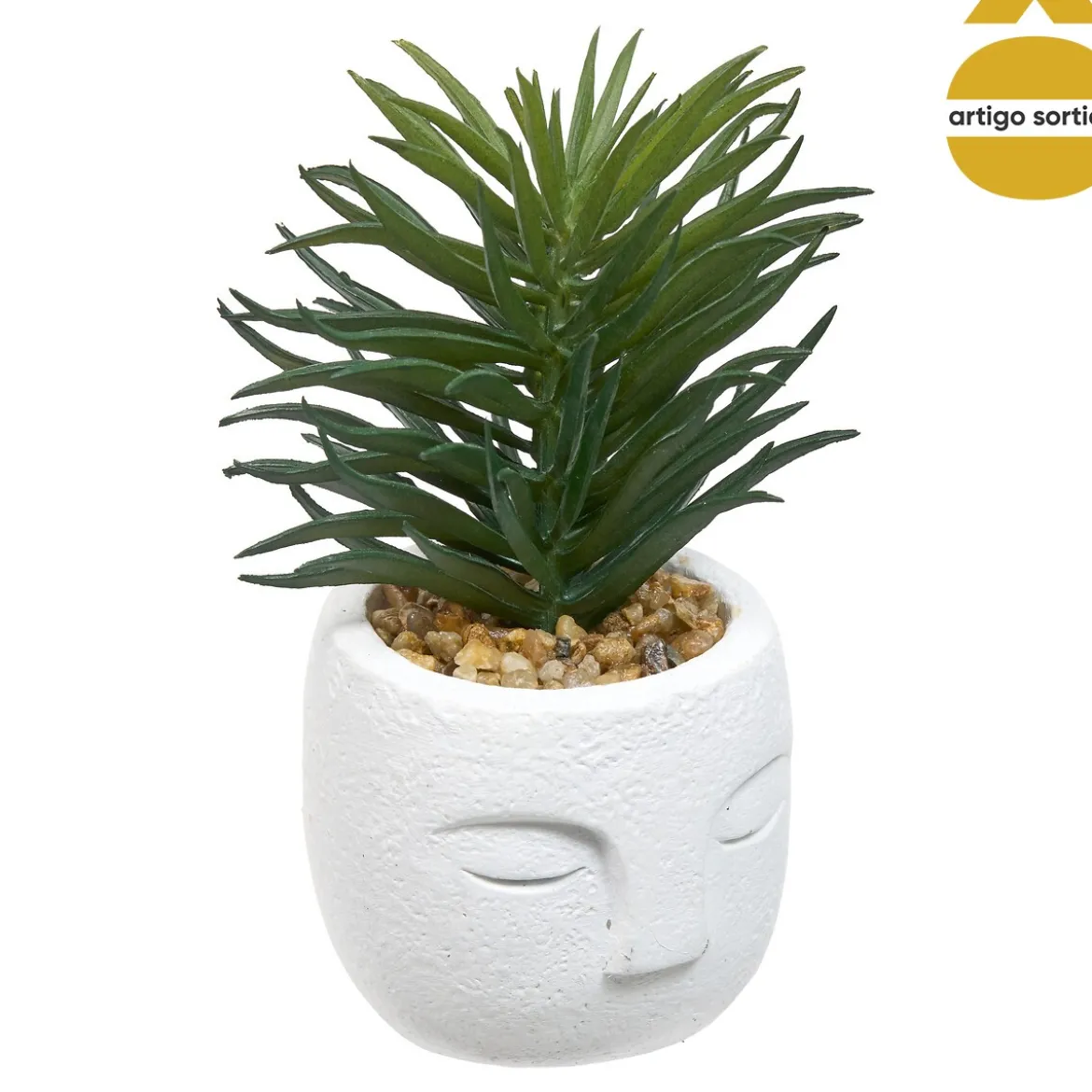 Planta suculenta artificial TERI con maceta 9cm