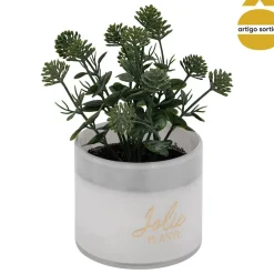 Planta suculenta TAYLI de vidrio 18 cm