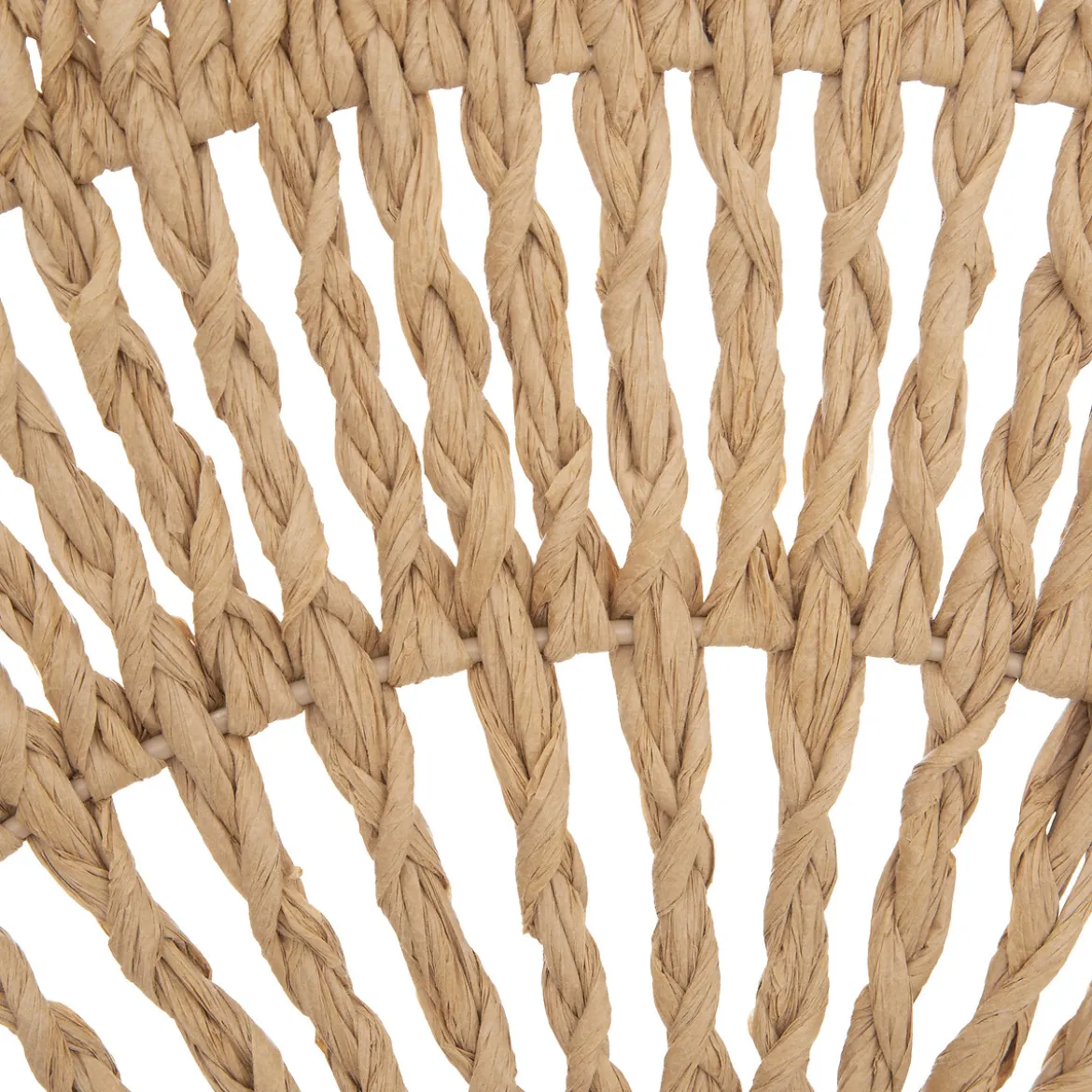 Plato Decorativo De Corda Beiga Sea View 76cm