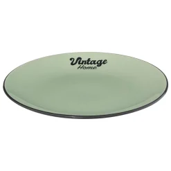 Plato de postre BE VINTAGE verde 20cm