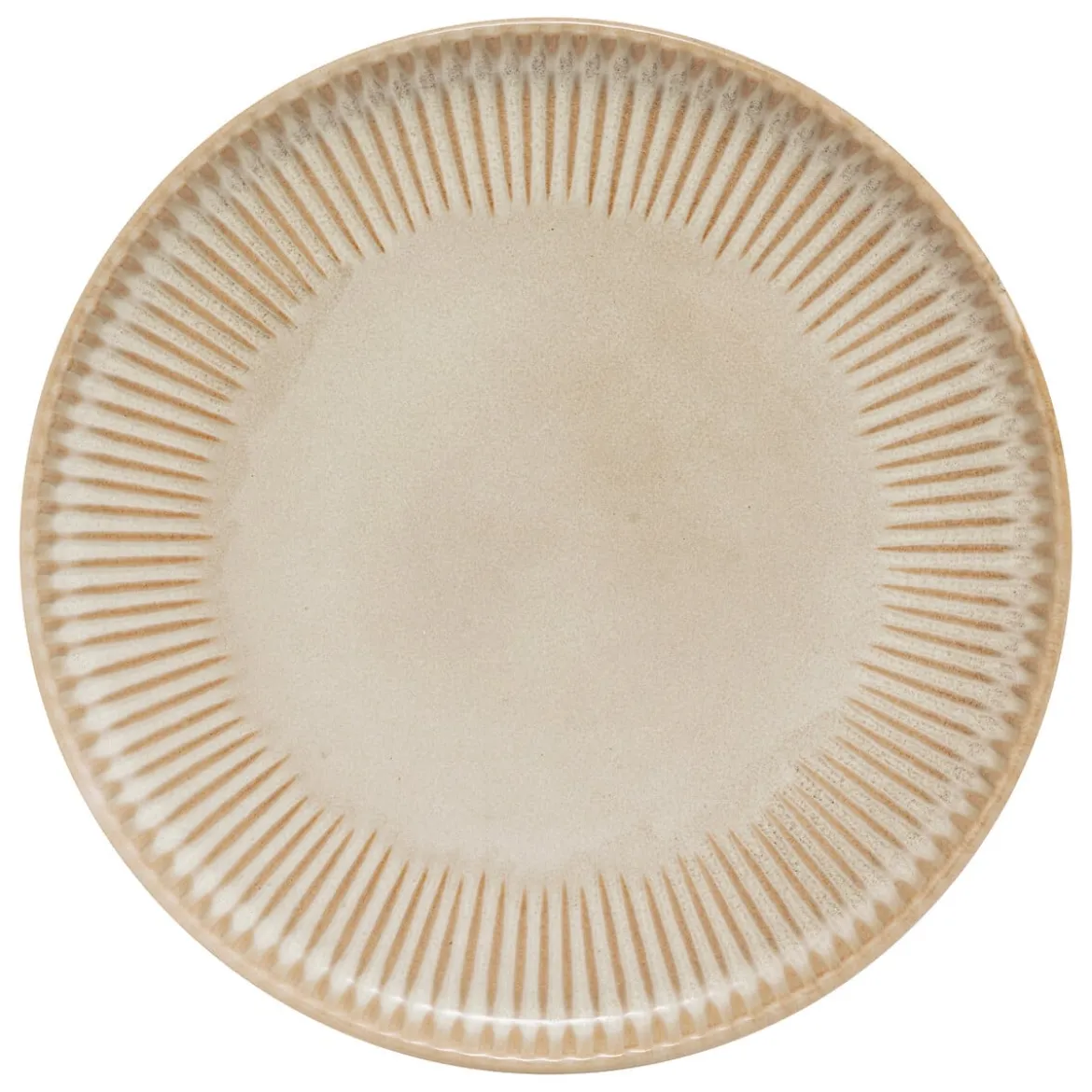 Plato de postre CHLOE beige de cerámica 20cm