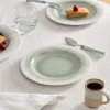 Plato de postre CLARA verde 23cm