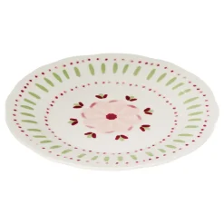 Plato de postre FLEUR DE ROSE D19cm