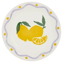 Plato de postre FRUITY de porcelana 19cm