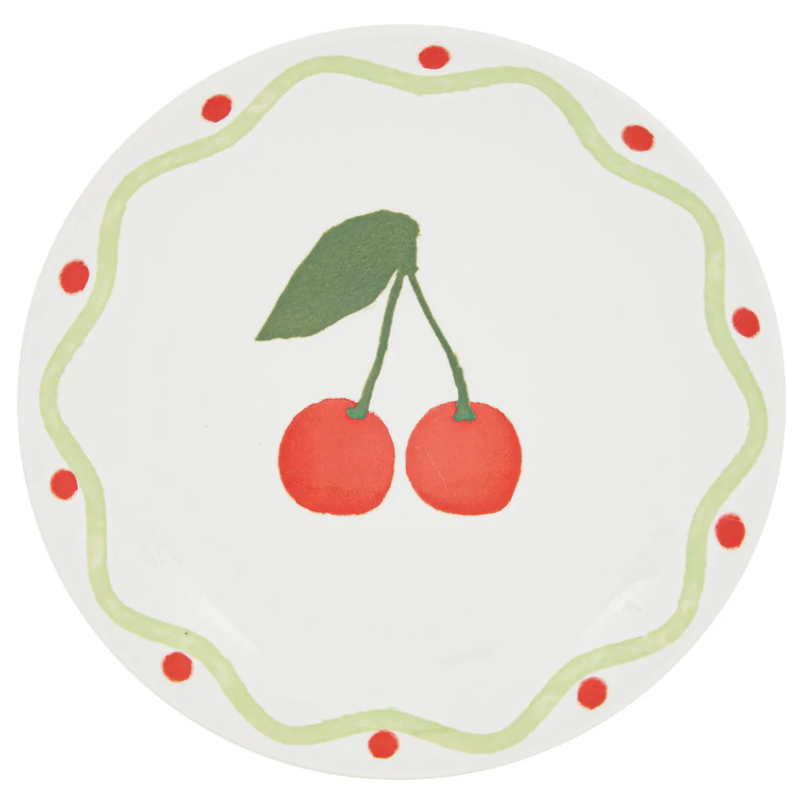 Plato de postre FRUITY de porcelana 17cm