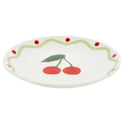 Plato de postre FRUITY de porcelana 17cm