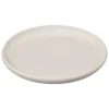 Plato de postre NORA blanco de porcelana 21cm