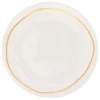 Plato de postre SELENA blanco de porcelana 18cm