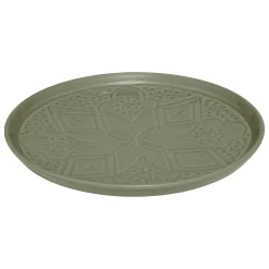 Plato de postre SIENNA verde 20cm