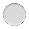 Plato De Postre Sublima Gris Claro De Porcelana