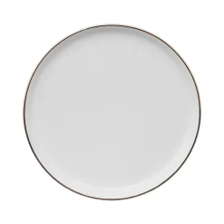 Plato De Postre Sublima Gris Claro De Porcelana