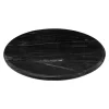 Plato de servir SUBLIMA de mármol negro 30cm