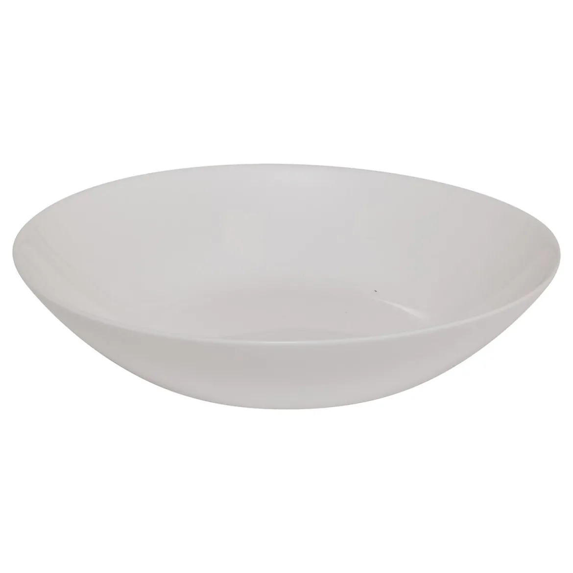 Plato de sopa LOUISE blanco de vidrio 20cm