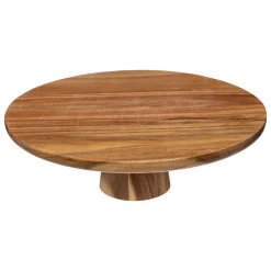 Plato De Tartas De Acacia 28Cm