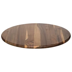 Plato De Tartas Marrón De Madera 50cm