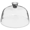 Plato De Tarta Vidrio C/Tapa 27Cm