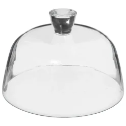 Plato De Tarta Vidrio C/Tapa 27Cm