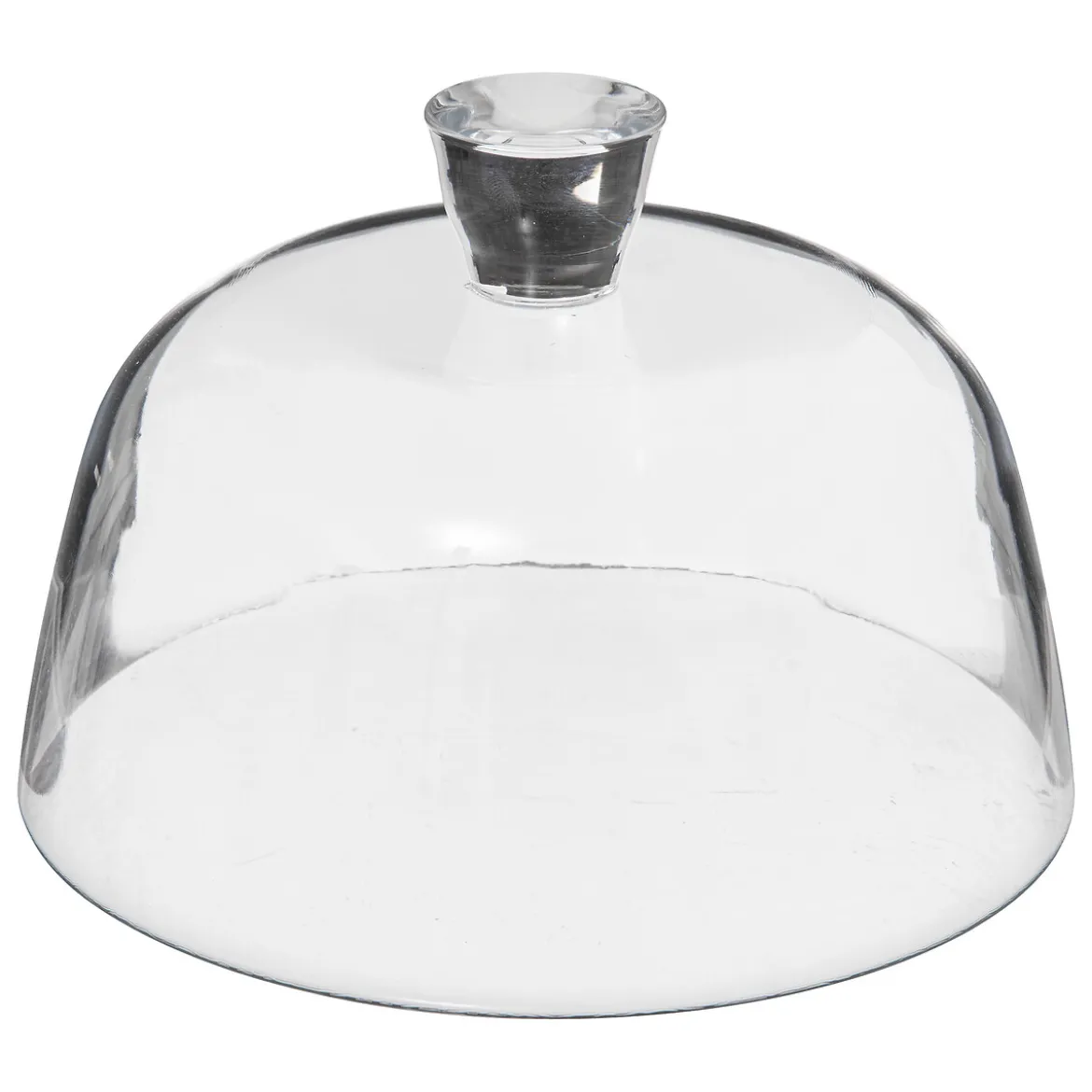 Plato De Tarta Vidrio C/Tapa 27Cm