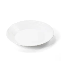 Plato Hondo Blanco de Cerámica
