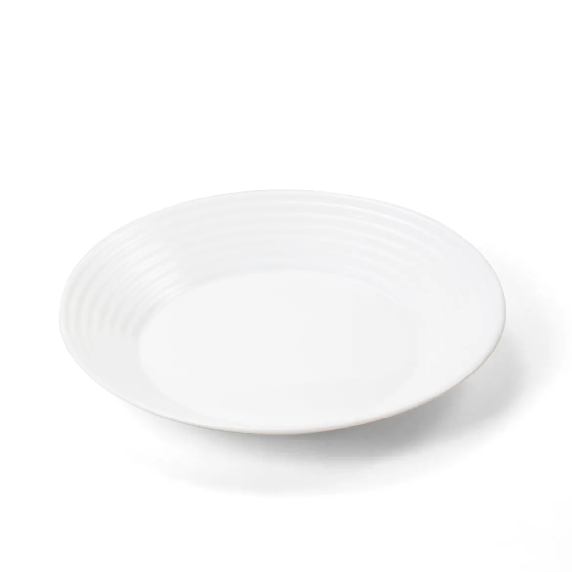 Plato Hondo Blanco de Cerámica