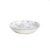 Plato hondo BLOOM beige de cerámica