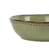 Plato Hondo Capri Verde Cerámica 17cm