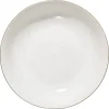 Plato Hondo Petit Salón Blanco con Borde Dorado
