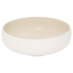 Plato hondo SIENNA beige de cerámica 16cm
