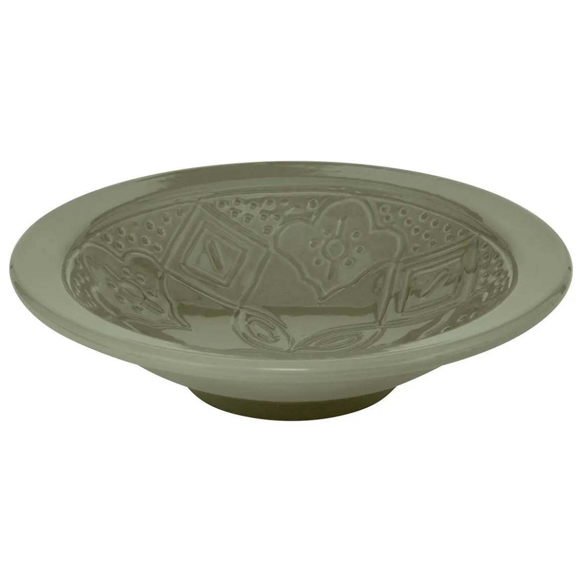 Plato hondo SIENNA verde 23cm