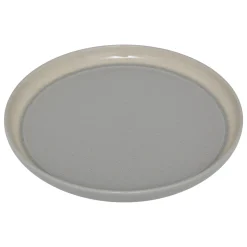 Plato llano ANITA verde de cerámica 26cm