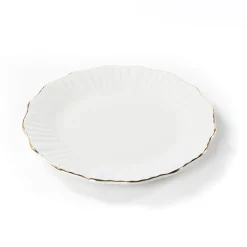Plato Llano Aubrey Blanco 27cm
