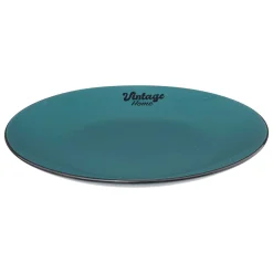 Plato llano BE VINTAGE azul 27cm