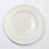 Plato Llano Blanco de Porcelana Pure 27cm