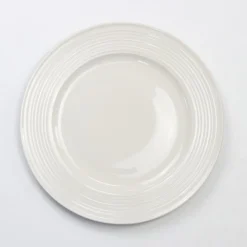 Plato Llano Blanco de Porcelana Pure 27cm