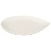 Plato Llano Blanco Gota Porcelana 26cm