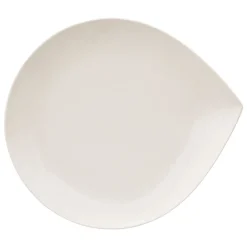 Plato Llano Blanco Gota Porcelana 26cm
