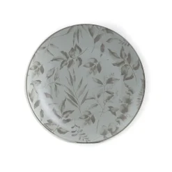 Plato llano BLOOM verde de cerámica 26,5cm