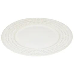 Plato llano CAMILLE blanco 27cm