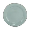 Plato Llano Capri Azul De Cerámica 27cm