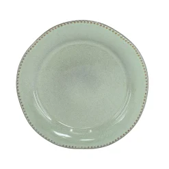 Plato Llano Capri Verde Cerámica 27cm