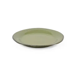 Plato Llano Capri Verde Cerámica 27cm