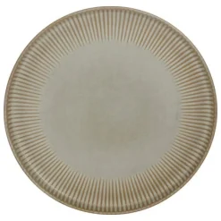 Plato llano CHLOE beige de cerámica 27cm