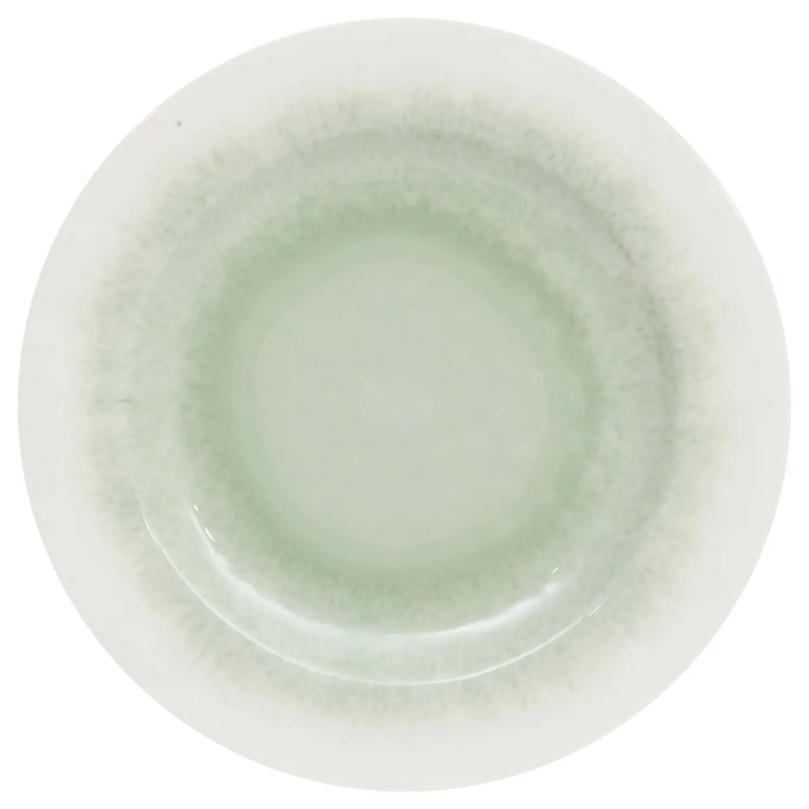 Plato llano CLARA verde 28cm